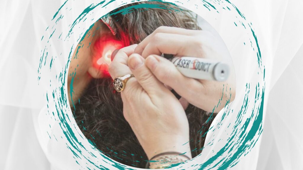 LaserAddict – stimulation laser sur l’oreille pour apaiser les bouffées de chaleur et les troubles de la ménopause